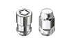 McGard 5 Lug Hex Install Kit w/Locks (Cone Seat Nut / Bulge) M12X1.5 / 3/4 / 1.45in L - Chrome - Wheel and Tire