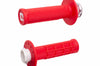 ODI Micro X Lock On Grips Half Waffle Red/Silver