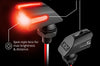 Xk Glow Mini Led Turn Signal Black Red Pair
