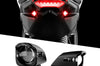 Xk Glow Mini Led Turn Signal Black Red Pair