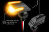 Xk Glow Mini Led Turn Signal Blk Kit Front & Rear Amber/red