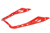 Pro Armor Nxt Lvl Rear Bumper Flat Black Pol - Black/Red - Snowmobile Collection