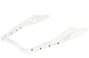Pro Armor Nxt Lvl Rear Bumper Flat Black Pol - Black/White - Snowmobile Collection