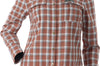 Dsg Plaid Button-down Terracotta Xs - Large