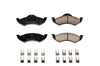 PowerStop Power Stop 00-02 Dodge Dakota Front Z17 Evolution Ceramic Brake Pads w/Hardware - Brakes Rotors &
