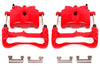 PowerStop Power Stop 00-04 Cadillac DeVille Front Red Calipers w/Brackets - Pair - Brakes Rotors & Pads