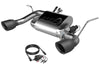QTP 07-18 Jeep Wrangler 3.6L/3.8L 304SS Screamer Axle Back Exhaust w/4in Black Tips - Mufflers &