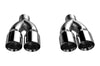 QTP 15-18 Dodge Challenger 5.7L 304SS Screamer Exhaust 3in Quad Tip Adapter - Mufflers & Tips
