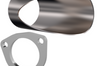 QTP 2.5in Weld-On QTEC DIY Cutout Pipe - Exhaust Mufflers & Tips