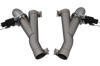 QTP 2018 + Jeep Grand Cherokee Trackhawk 2.75in 304SS Aggressor Cutout Dual Mid Pipes - Exhaust Mufflers & Tips