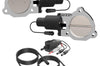 QTP 3.5in Bolt-On QTEC Dual Electric Cutout Valves - Pair - Exhaust Mufflers & Tips