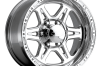 Raceline 886 Renegade 17x9in / 5x127 BP / 0mm Offset / 83.82mm Bore - Polished Wheel - Wheels
