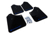 Rally Armor 02-07 Subaru WRX/STI/RS/2.5i (Wagons Req. Mod.) Black UR Mud Flap w/ Blue Logo - Body & Protection