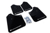 Rally Armor 02-07 Subaru WRX/STI/RS/2.5i (Wagons Req. Mod.) Black UR Mud Flap w/ White Logo - Body & Protection