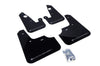Rally Armor 07-17 Mitsubishi Lancer Black UR Mud Flap w/ Silver Logo - Body & Protection