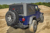 Rampage 04-06 Jeep Wrangler(TJ) Unlimited OEM Replacement Soft Upper Doors - Black Denim - Interior Accessories