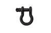 Rampage 1955-2019 Universal Recovery D Ring 3/4in Black - Winches & Hitches