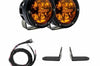 Rigid Razor 360 Series Amber Pro A-pillar Light Kit