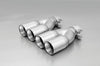 Remus 2006 Peugeot 207 3 & 5 Door 1.4L Hdi/1.6L Hdi 76mm Straight Cut Chromed Tail Pipe Set (Pair) - Exhaust Mufflers