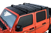 Rhino-Rack 07-22 Jeep Wrangler JK/JL 4 Door Hard Top Vortex SG 2 Bar Roof Rack - Black - Roofs & Accessories
