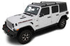 Rhino-Rack 07-22 Jeep Wrangler JK/JL 4 Door Hard Top Vortex SG 2 Bar Roof Rack - Black - Roofs & Accessories