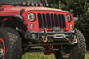 Rugged Ridge 07-18 Jeep Wrangler JK Arcus Front Bumper Set w/Tray & Hooks - Bumpers Grilles Guards