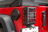 Rugged Ridge 07-18 Jeep Wrangler JK Black Elite Tail Light Guards - Lights