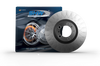 SHW Performance 01-06 BMW M3 3.2L Rear Smooth Monobloc Brake Rotor (34212229379) - Brakes Rotors & Pads
