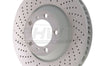 SHW Performance 09-13 Porsche 911 Turbo w/Center Lock w/o Ceramics Left Frt Drill-Dimp MB Rotor (99735140502) - Brakes