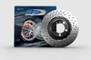 SHW Performance 11-16 BMW M5 4.4L Right Rear Cross-Drilled Lightweight Brake Rotor (34212284104) - Brakes Rotors & Pads