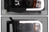 SPYDER Spyder 02-05 Dodge Ram 1500 Light Bar Projector Headlights - Black (PRO-YD-DR02V2-LB-BK) - Lights