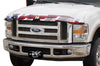 Stampede 2000-2005 Ford Excursion Vigilante Premium Hood Protector - Flag - Deflectors