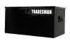 Tradesman Steel Job Site Box/Chest (Light Duty/Small) (24in.) - Black - Truck Bed Accessories