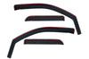 Westin 2004-2007 Chevy/GMC/Buick/Isuzu/Oldsmobile Rainier Wade In-Channel Wind Deflector 4pc - Smoke - Deflectors