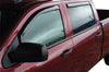 Westin 2014-2018 Chevy Silverado 1500 Crew Cab Wade In-Channel Wind Deflector 4pc - Smoke - Deflectors