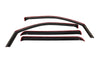 Westin 2014-2018 Chevy Silverado 1500 Crew Cab Wade In-Channel Wind Deflector 4pc - Smoke - Deflectors