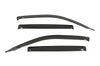 Westin 2017 Honda Ridgeline Wade Slim Wind Deflector 4pc - Smoke - Deflectors
