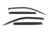 Westin 2017 Honda Ridgeline Wade Slim Wind Deflector 4pc - Smoke - Deflectors