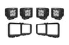 Westin Universal Light Kit for Outlaw Front Bumpers - Textured Black - Lights