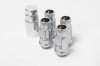 Wheel Mate 12x1.25 48mm Muteki SR48 Silver Open End Locking Lug Nut - Set of 4 - and Tire Accessories