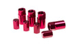 Wheel Mate Aluminum TPMS Valve Stem Cover - Red Anodize - and Tire Accessories