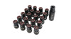 Wheel Mate Muteki HR38 Open End Lug Nuts 12x1.50 Titanium Chrome / Red Ring - and Tire Accessories