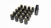 Wheel Mate Muteki HR38 Open End Lug Nuts 12x1.50 Titanium Chrome / Yellow Ring - and Tire Accessories