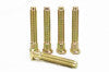 Wheel Mate Stud Conversion M14 x P1.25-M14 P1.50 / 75mm L - Nickel Finish (QTY 20) - and Tire Accessories