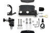 Wilwood Compact Tandem M/C - 15/16in Bore w/Bracket and Valve fits Mustang (Pushrod) - Black - Brakes Rotors & Pads