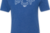 Fly Racing Youth Edge Tee Military Green Ys - Royal Blue / Large - Gear