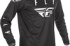 Fly Racing Youth Universal Jersey White/black Yx - Black/White / X-Large - Gear