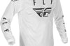 Fly Racing Youth Universal Jersey White/black Yx - White/Black / X-Large - Gear