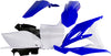 Plastic Body Kit Blue/White POLISPORT