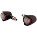 Akron X Led Turn Signal Pair Smoked Lens Black/Red HIGHSIDER